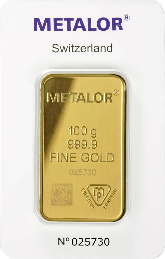 METALOR 100 GR Bar