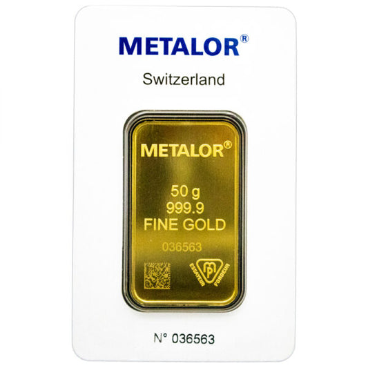 METALOR 50gr Bar